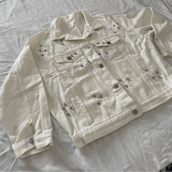 New Denim diamond Jacket size L - Picture 2 of 7